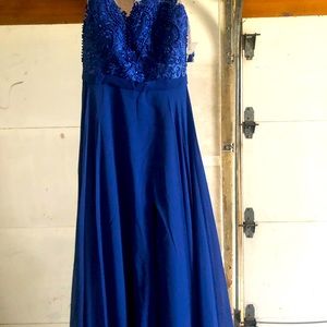 New royal blue dress . Special occasions